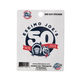 50TH DIE CUT STICKER - FDCS