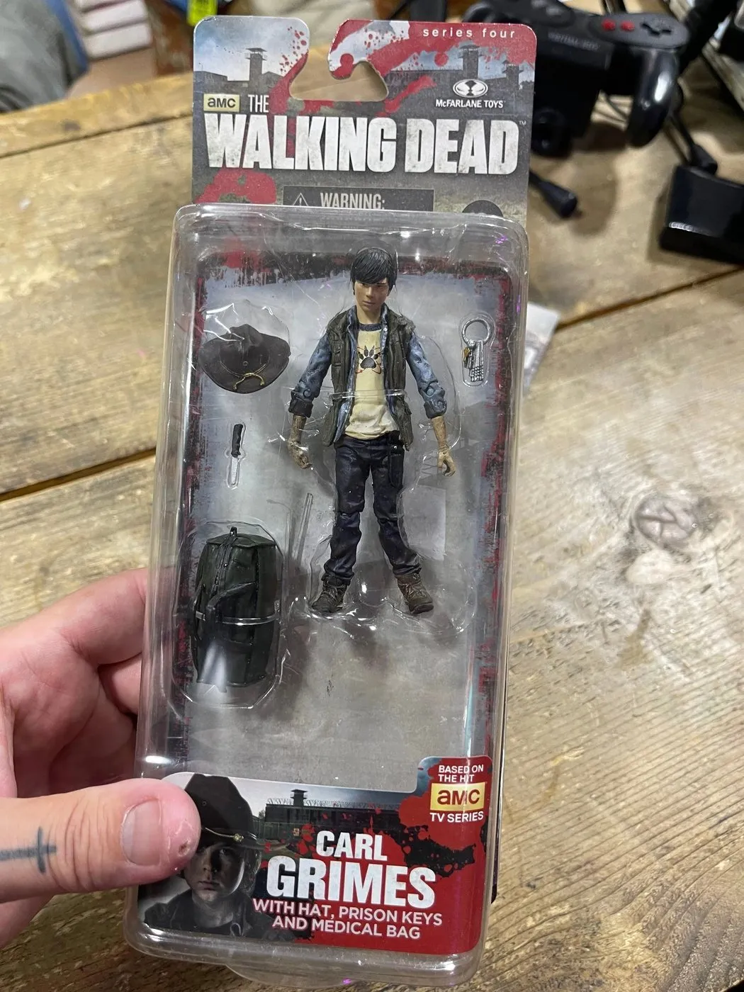 action figure Carl Grimes The Walking Dead Mcfarlane