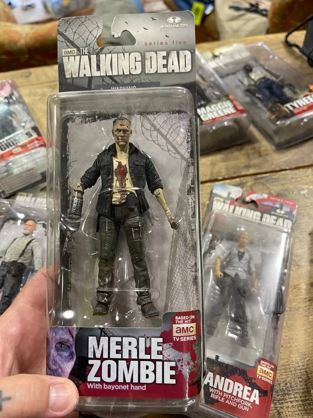 action figure Merle zombie The Walking Dead Mcfarlane