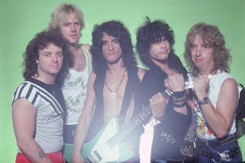 Aerosmith Rocking Studio Portrait Photo Print