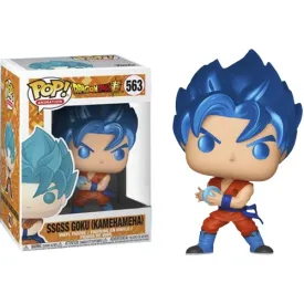 Anime : Dragon Ball Z - SSGSS Goku Kamehameha Metallic #563 Pop Vinyl Funko Exclusive