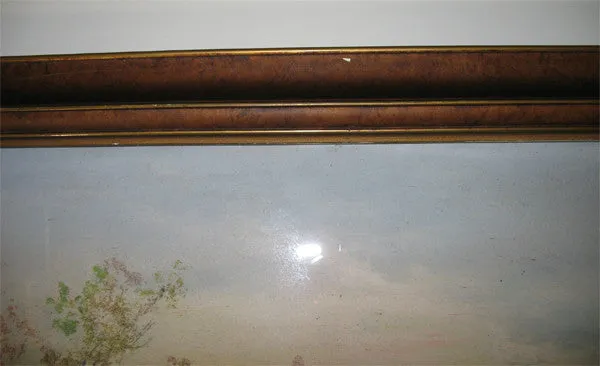 ANTIQUE VINTAGE Old ORIGINAL SIGNED Master PASTEL ART PAINTING Artist CHANDLER