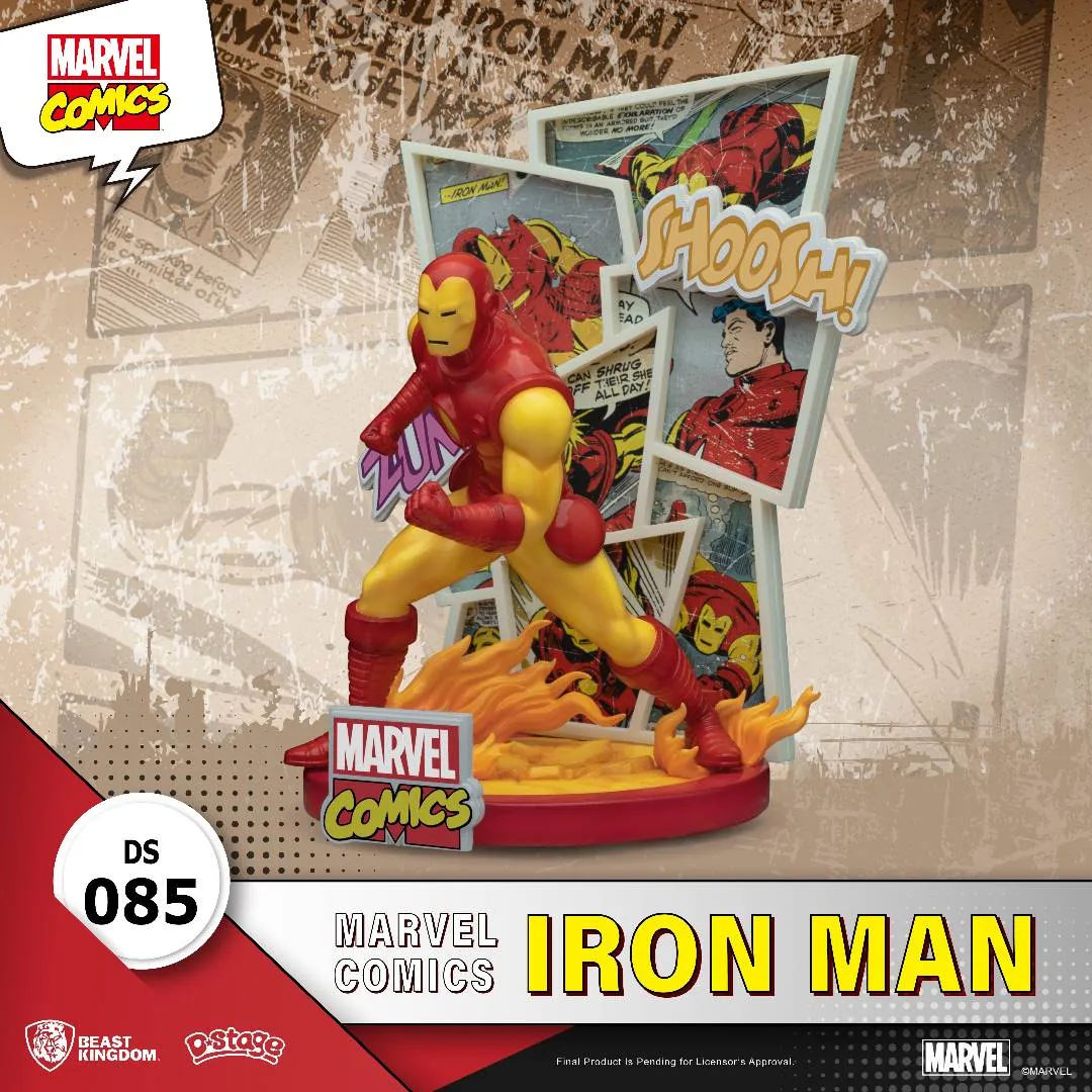 Beast Kingdom DS-085 Marvel Comics Iron Man Diorama Stage D-Stage Figure Statue
