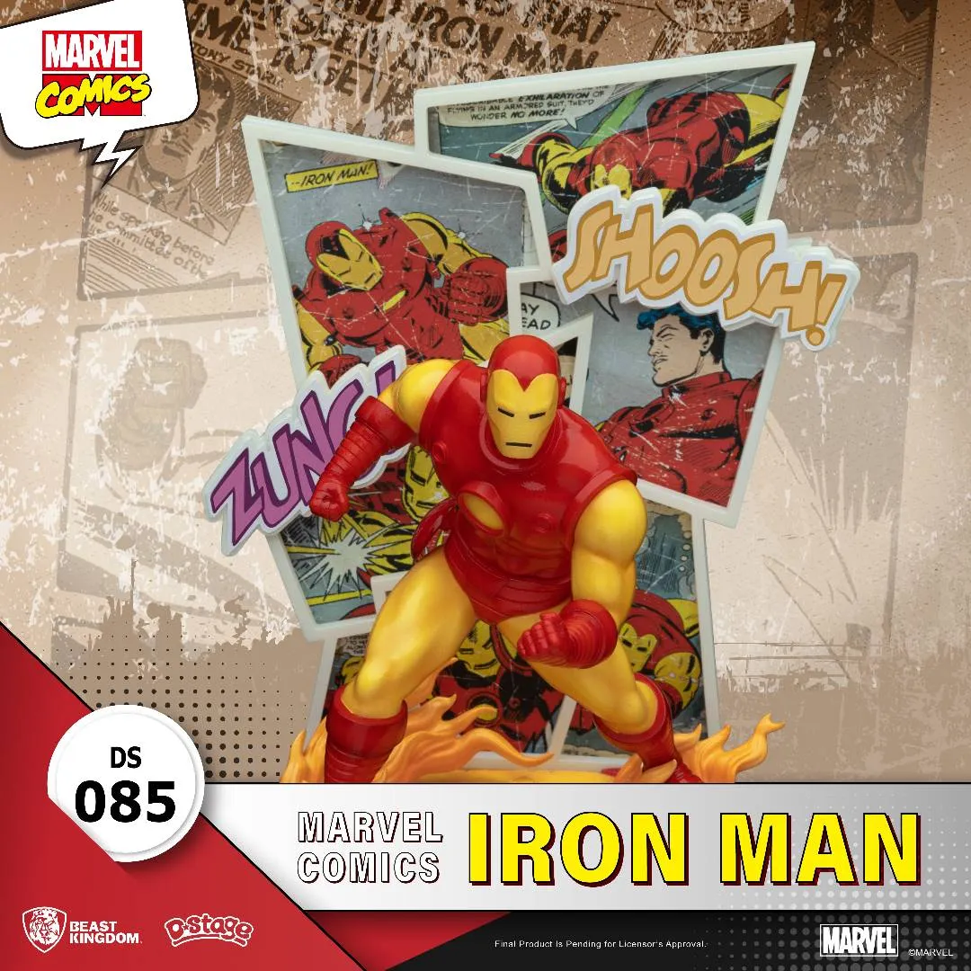 Beast Kingdom DS-085 Marvel Comics Iron Man Diorama Stage D-Stage Figure Statue