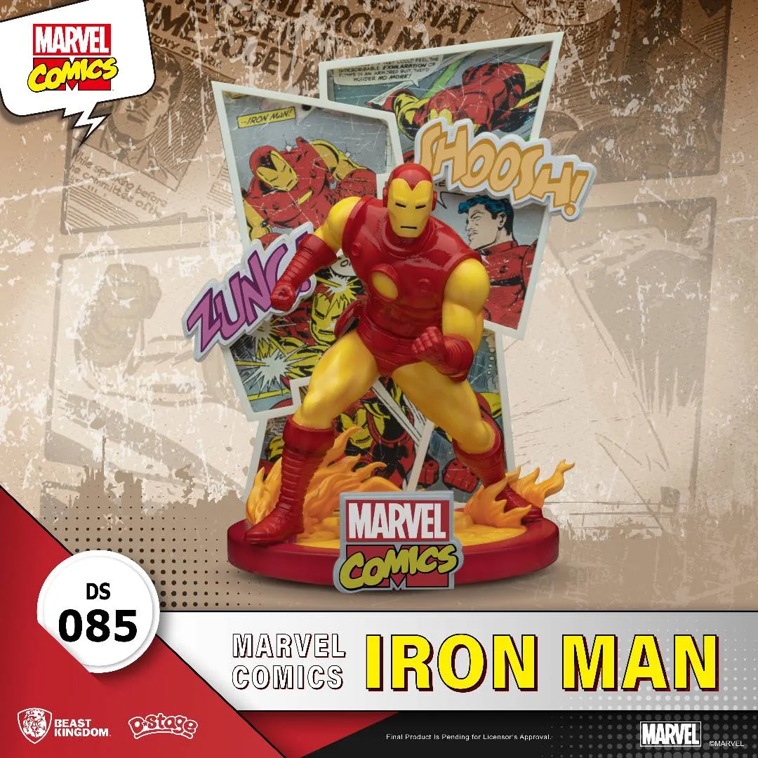 Beast Kingdom DS-085 Marvel Comics Iron Man Diorama Stage D-Stage Figure Statue