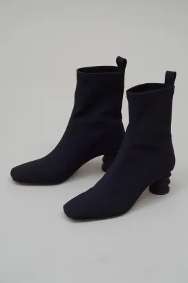 Binx Boot in Matte Lycra - Black