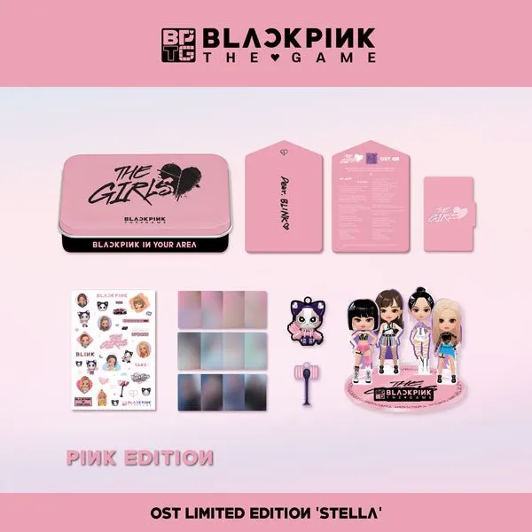 BLACKPINK -    OST [THE GIRLS] Stella Pink ver. (LIMITED EDITION)