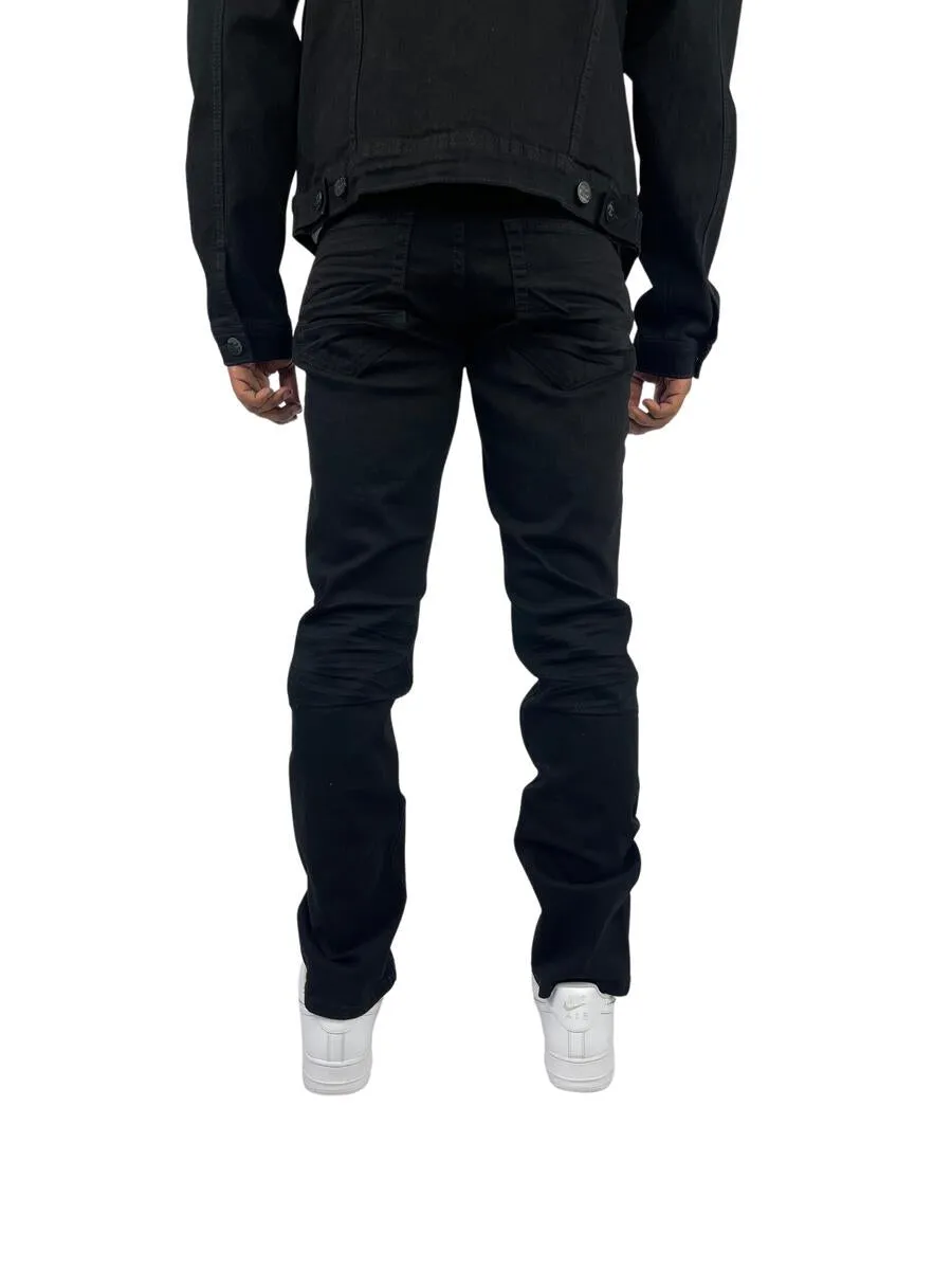 Blind Trust - Slim Fit Stretch Twill Jeans - Black (BTP19800)