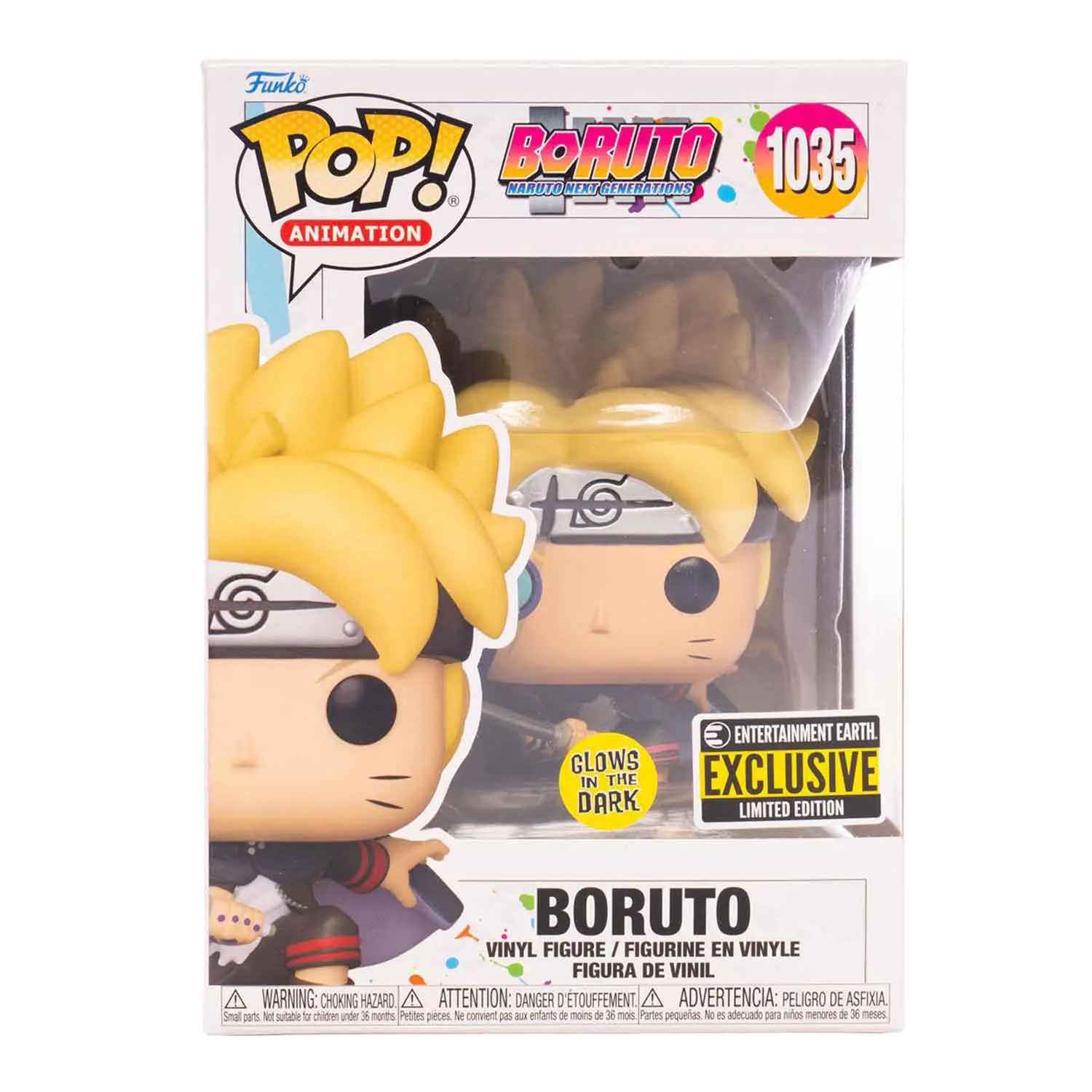 Boruto: Naruto Next Generations Boruto Glow In The Dark Funko Pop! #1035 Anime Figure