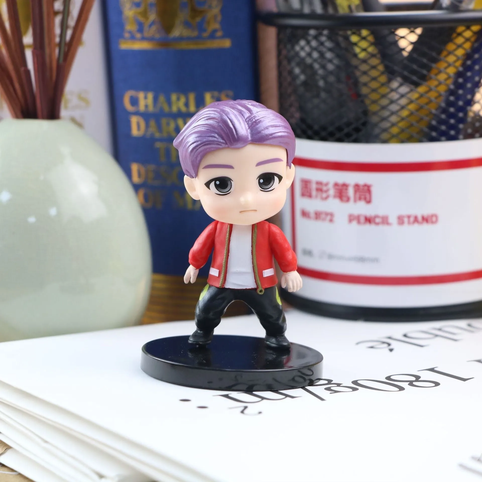 BTS BT21 Bangtan Boys Set of 7 Action Figures KPOP Star Model F |7 Cms|