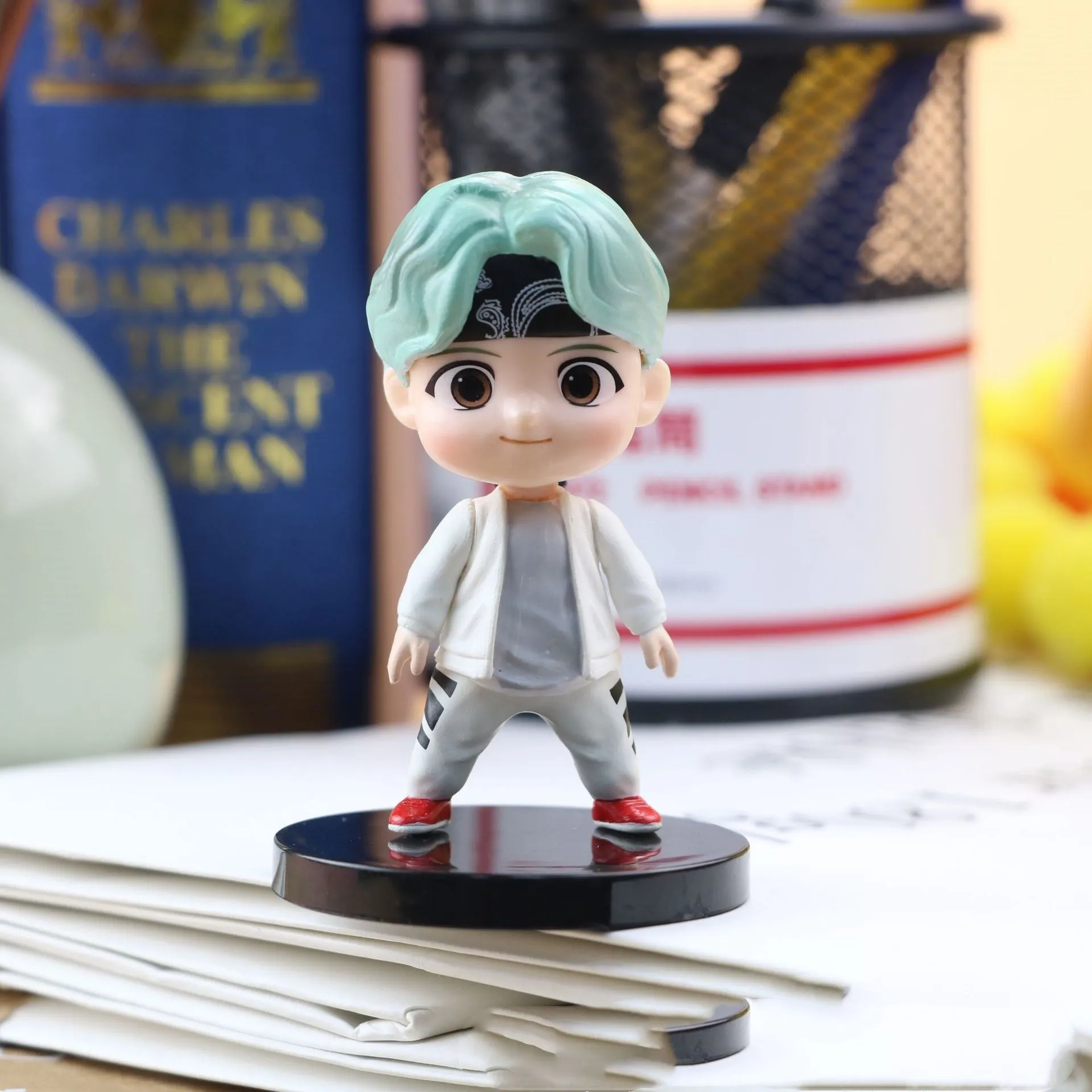 BTS BT21 Bangtan Boys Set of 7 Action Figures KPOP Star Model F |7 Cms|