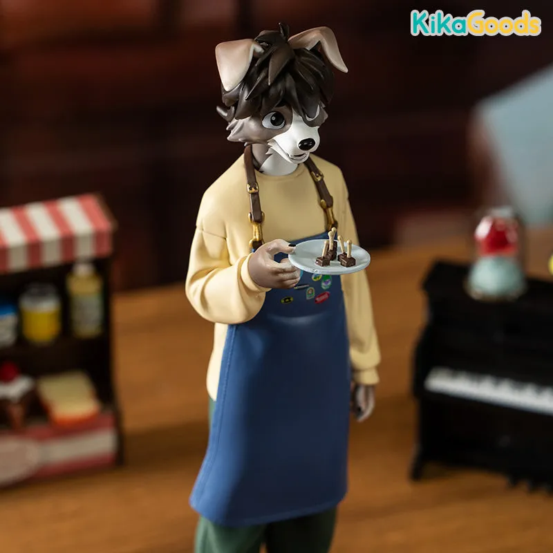 Cafe & Rest Dog Series Large Limited Edition Figure