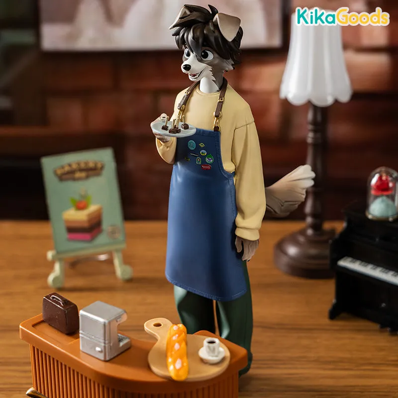 Cafe & Rest Dog Series Large Limited Edition Figure