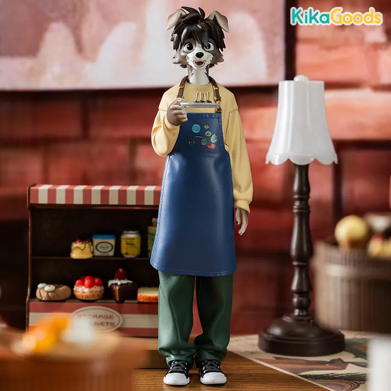 Cafe & Rest Dog Series Large Limited Edition Figure