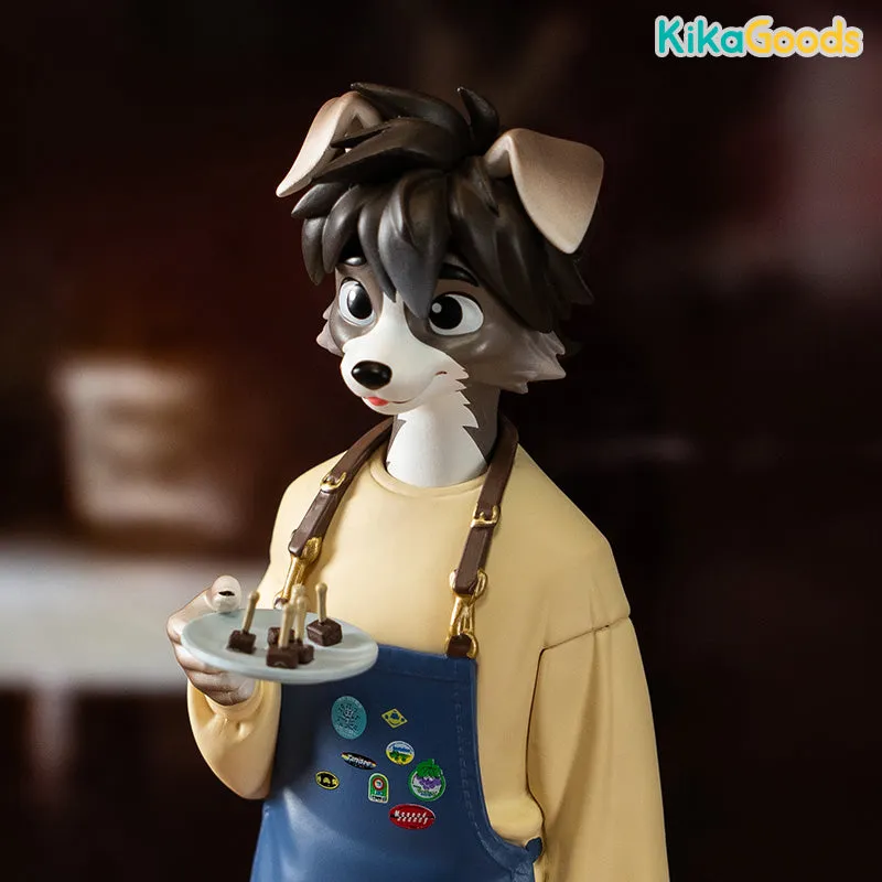 Cafe & Rest Dog Series Large Limited Edition Figure
