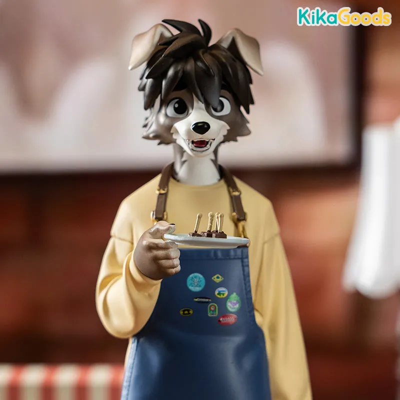 Cafe & Rest Dog Series Large Limited Edition Figure