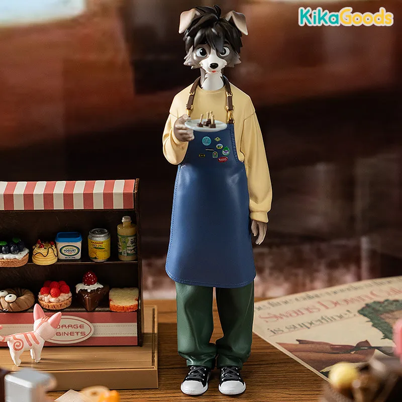 Cafe & Rest Dog Series Large Limited Edition Figure
