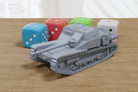 Carro Veloce L3.33 with 20mm gun - 3D Printed Miniature Wargaming Combat Vehicle - 28mm / 20mm / 15mm Scale