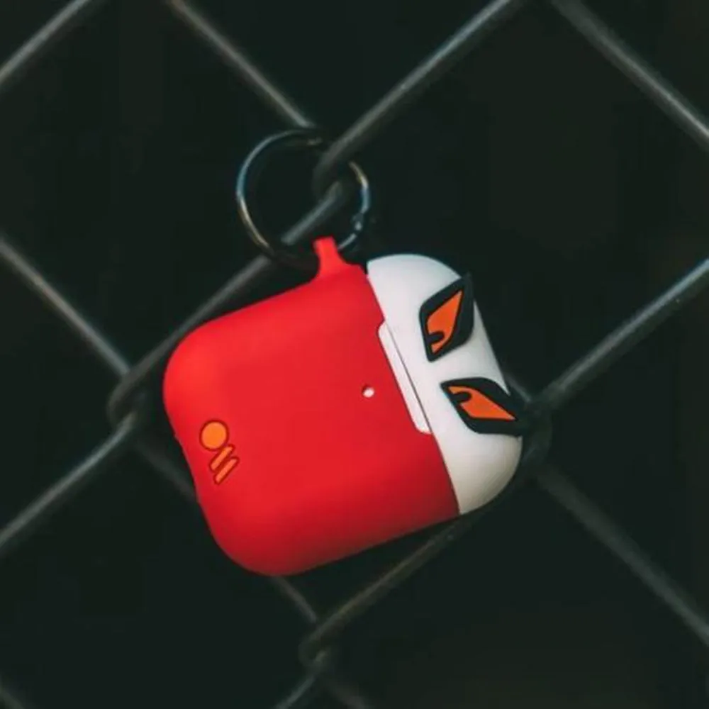 CASE-MATE CreaturePods AirPods Case - Edge The Bad Boy - White/Red