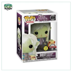 Deet With Baby Nurlock (Glows In The Dark) #859 Funko Pop! - The Dark Crystal - Special Edition