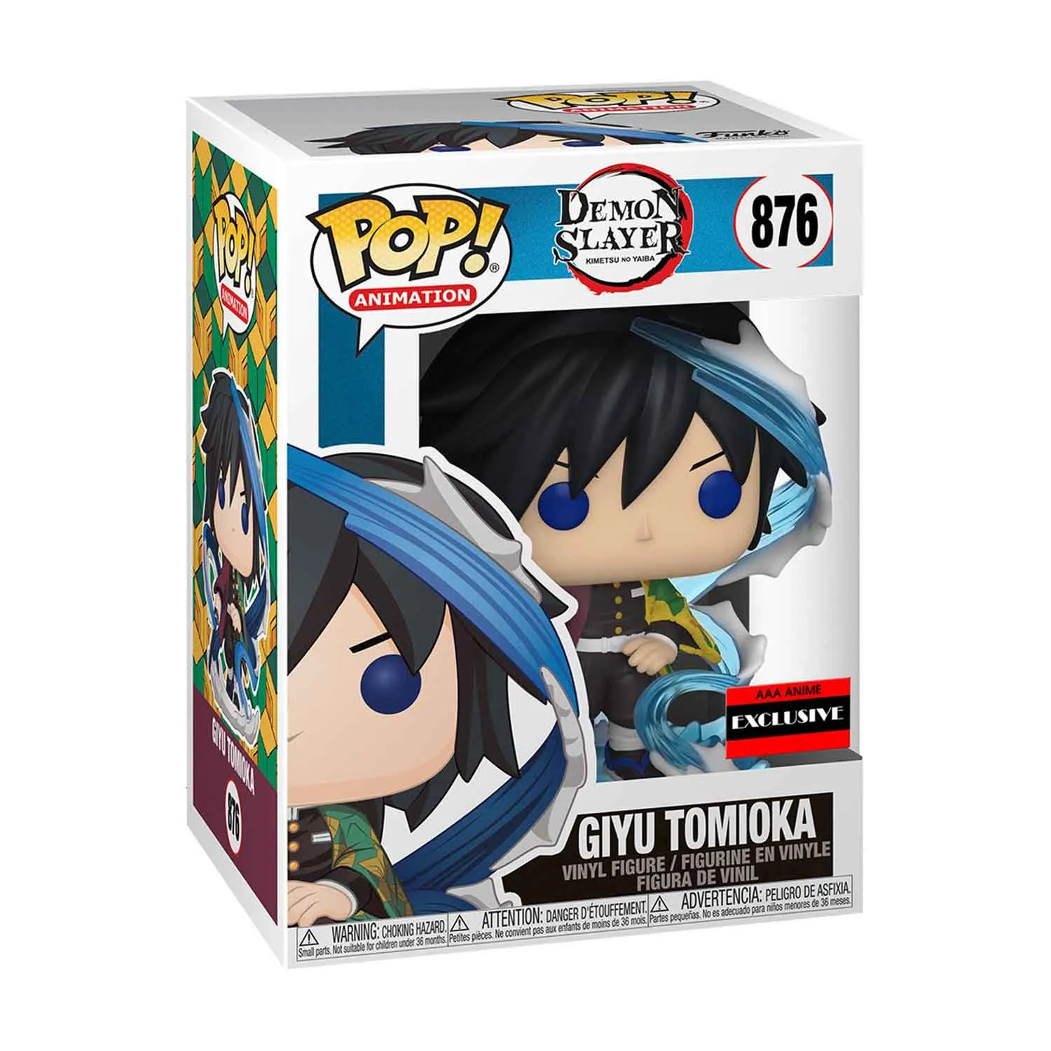 Demon Slayer Giyu Tomioka Funko Pop! Collectible Anime Figure AAA Anime Exclusive
