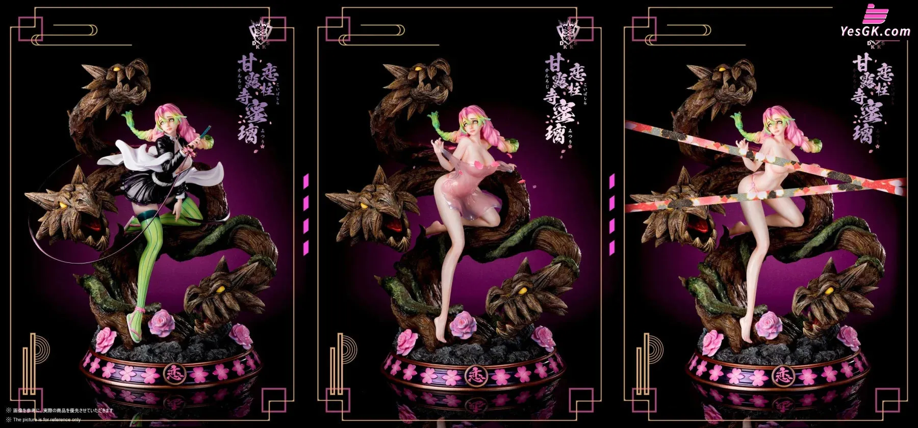 Demon Slayer Love Pillar Mitsuri Kanroji Resin Statue - Dark King Studio [In-Stock]