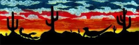 Desert Truck Window Decal