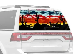 Desert Truck Window Decal