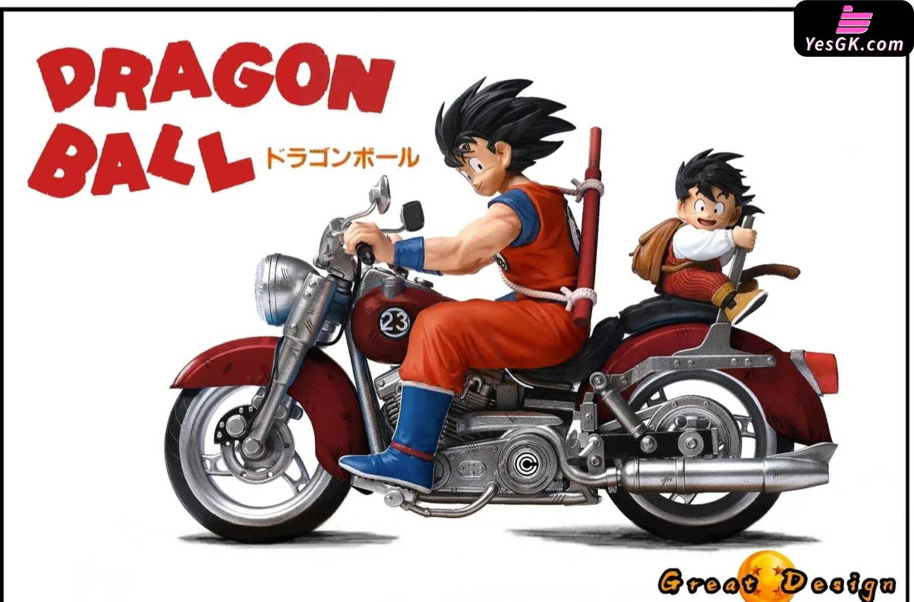 Dragon Ball Goku (Father and son) Resin Statue - Great Design Studio [In Stock]