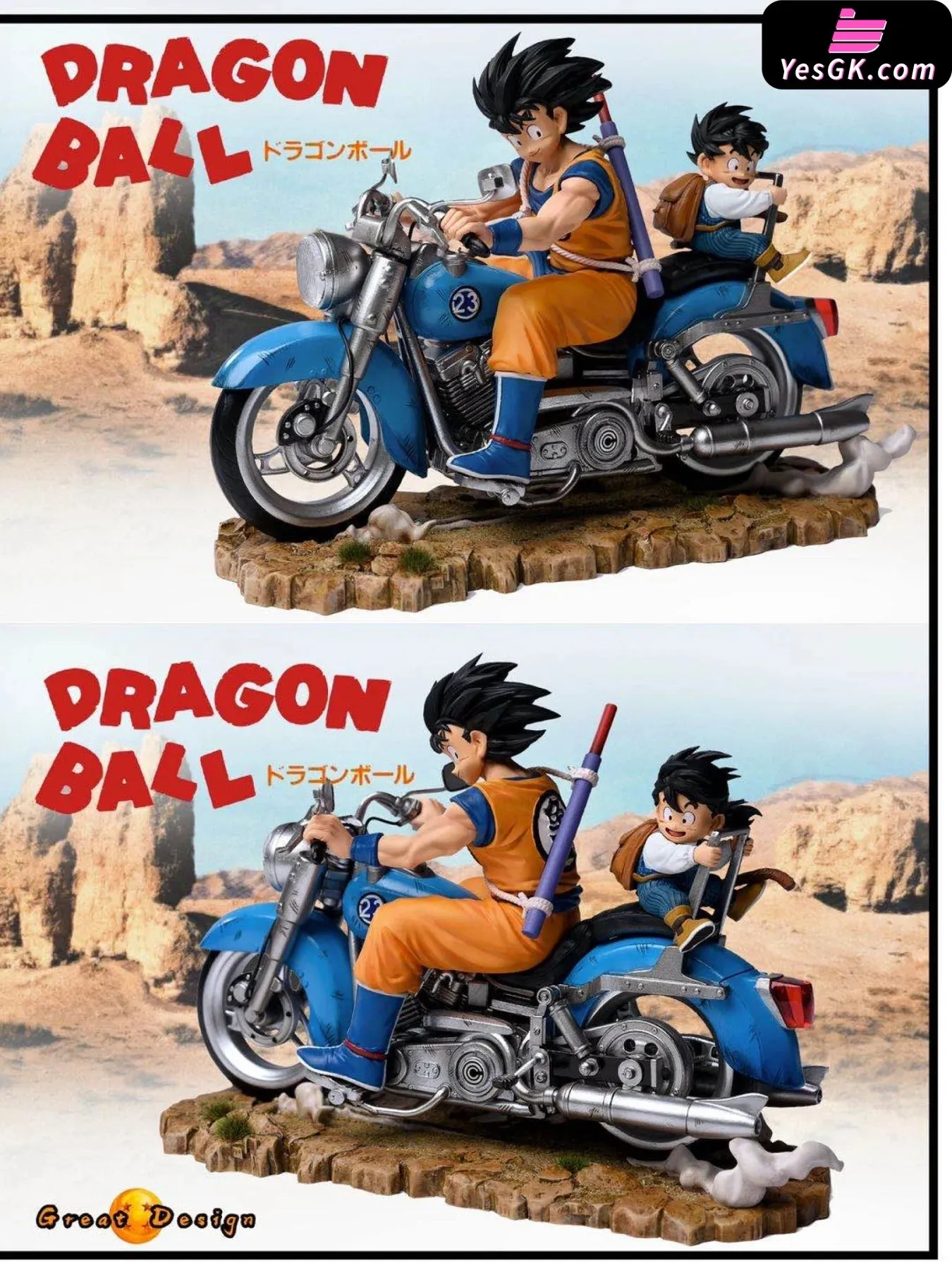 Dragon Ball Goku (Father and son) Resin Statue - Great Design Studio [In Stock]