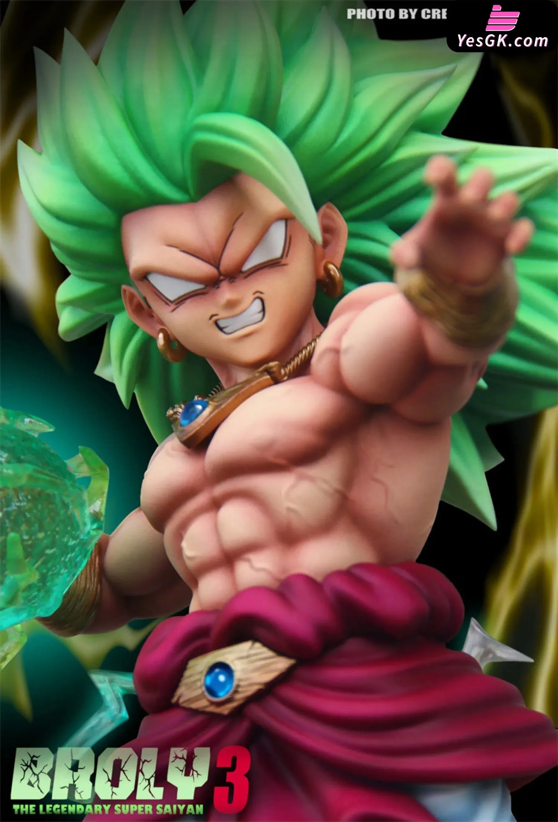 Dragon Ball Super Saiyan 3 Broly Resin Statue - Crescent Studio [In-Stock]