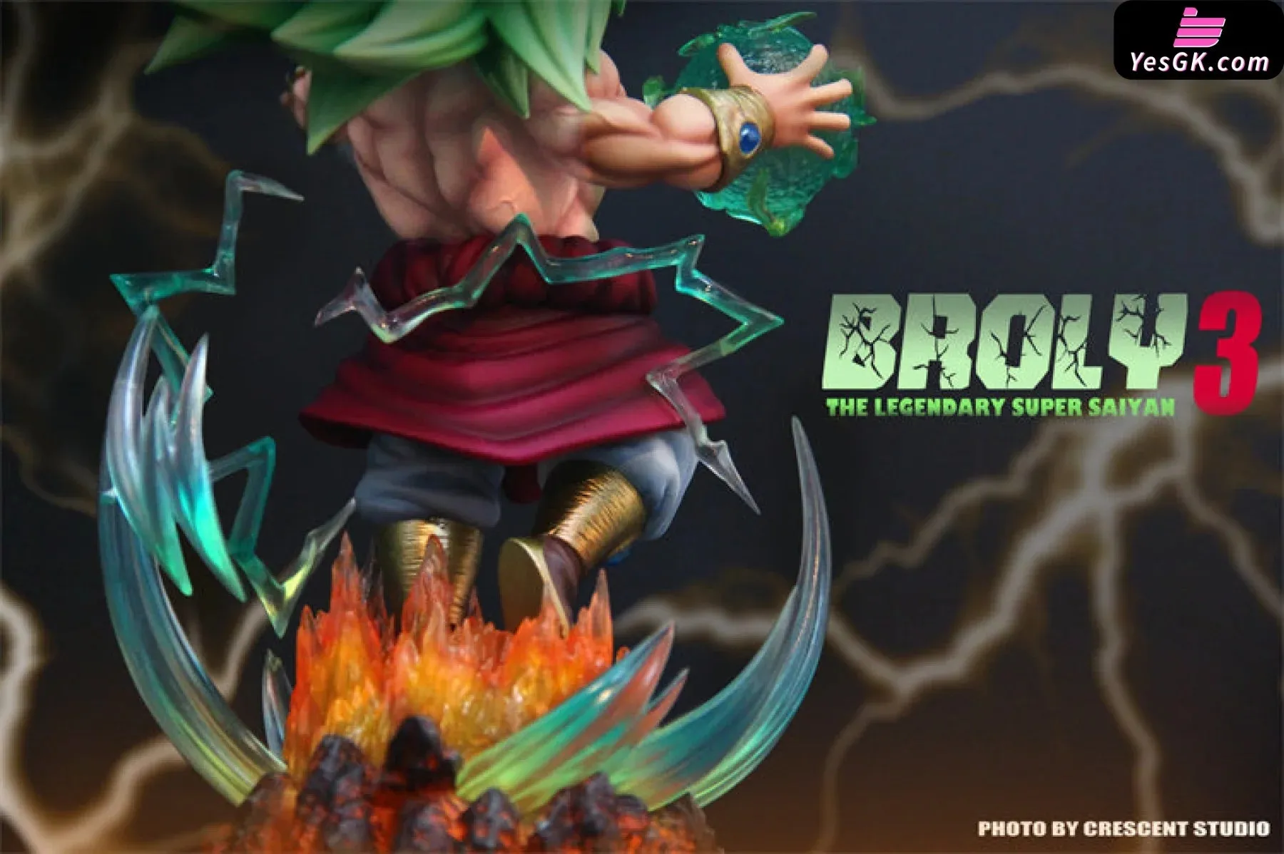 Dragon Ball Super Saiyan 3 Broly Resin Statue - Crescent Studio [In-Stock]