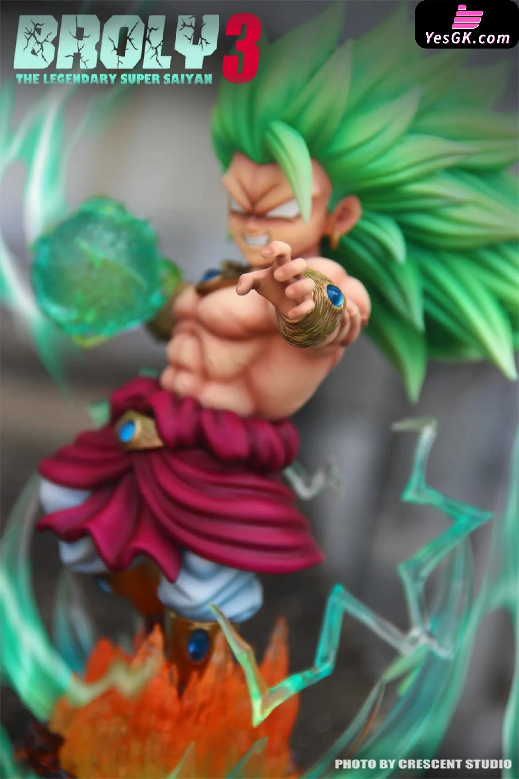 Dragon Ball Super Saiyan 3 Broly Resin Statue - Crescent Studio [In-Stock]