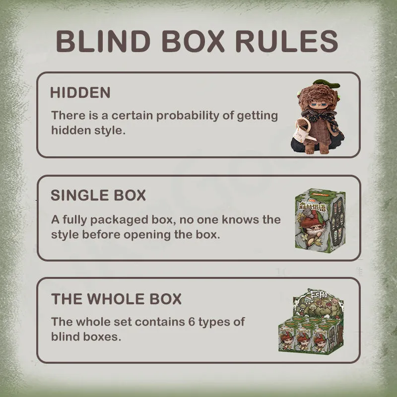 Echo Forest Whisper Series Plush Blind Box【Shipped in Mar./Apr. 2025】