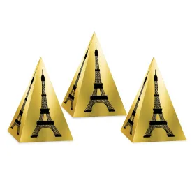 Eiffel Tower Party Favor Boxes (3 per Package)