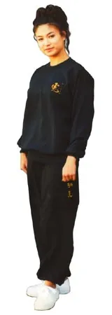 Embroidered Sweatshirt Hung Gar Shaolin Tiger Dragon