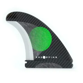 Endorfins Slater KS1 Futures Tri Surfboard Fins - Small/Green