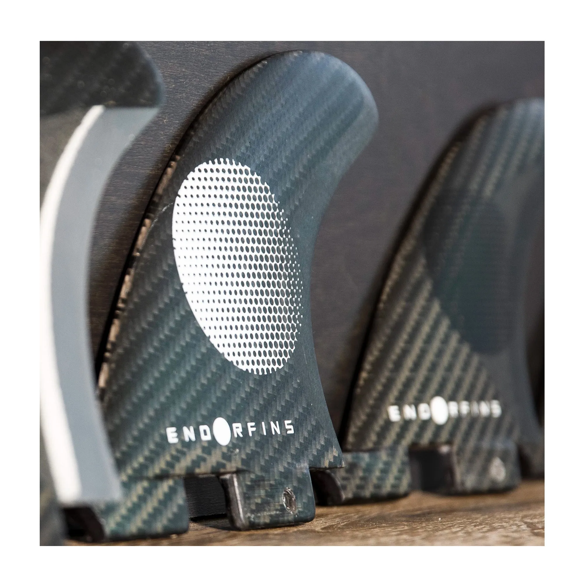 Endorfins Slater KS1 Futures Tri Surfboard Fins - Small/Green