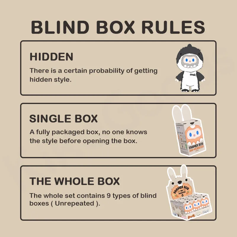Farmer Bob Ani - Monster Series Plush Blind Box