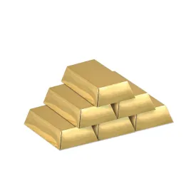Foil Gold Bar Party Favor Boxes (12 per Package)