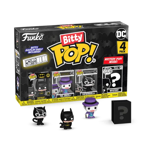 Funko Bitty Pop! DC: Batman 85th Anniversary 4-Pack (Ships Assorted)