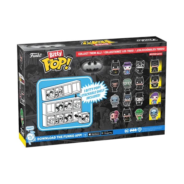 Funko Bitty Pop! DC: Batman 85th Anniversary 4-Pack (Ships Assorted)