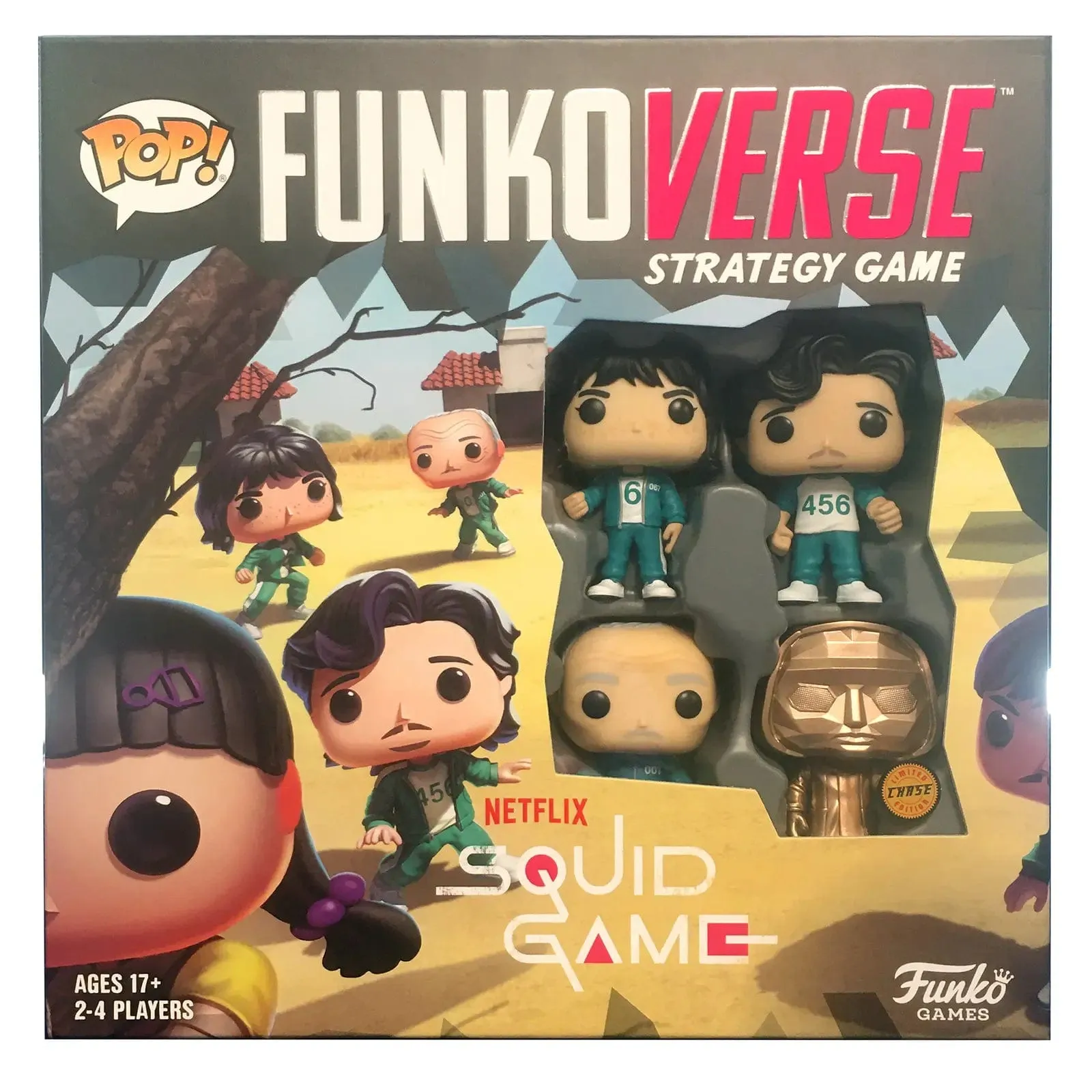 Funkoverse Strategy Game Squid Game 100 4 Figure Pack Age 17 