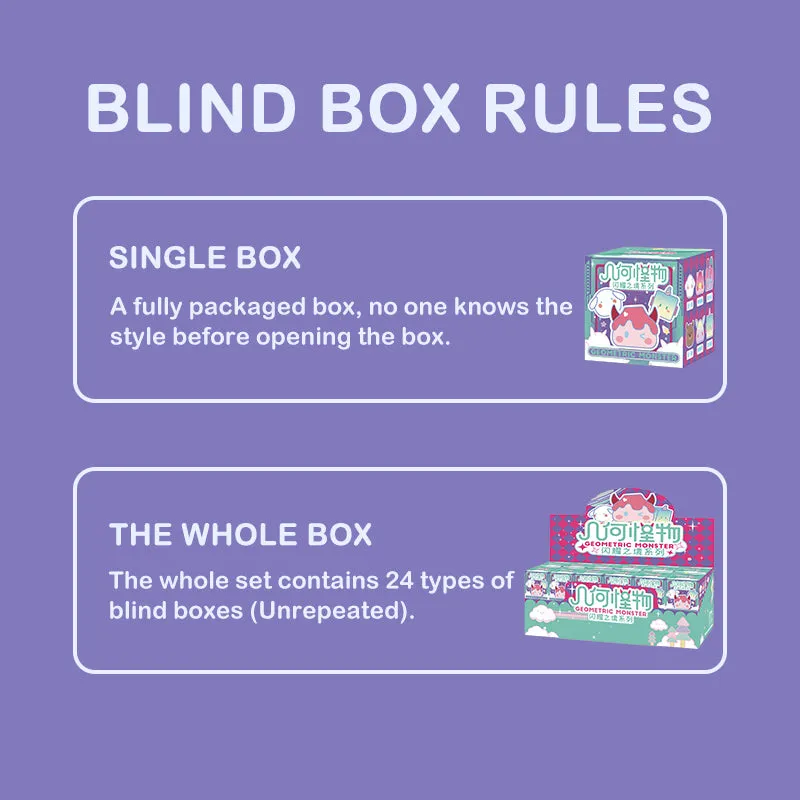 Geometric Monster Shimmering Realm Series Blind Box