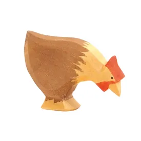 Hen Picking - Brown by Ostheimer Wooden Toys