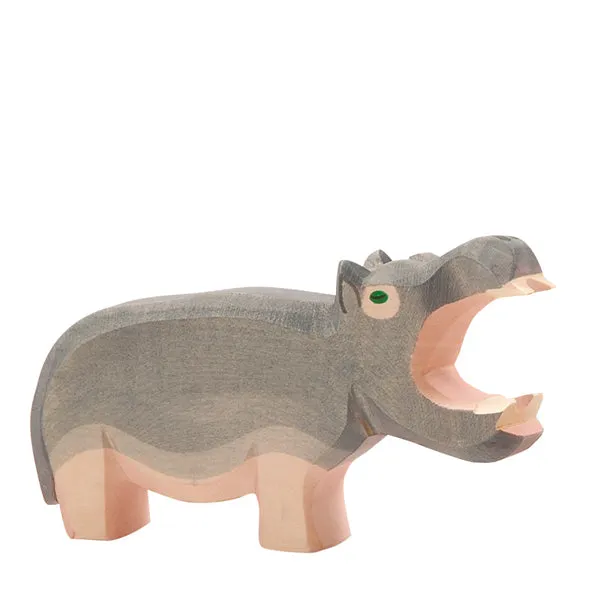 Hippopotamus - Open Mouth by Ostheimer Wooden Toys