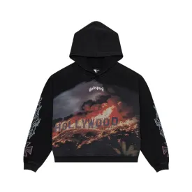 Hollywood Inferno Hoodie (Black Wash) - GHLINFBLKWSH