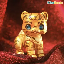 Inscribed Bronze Tiger Tally Gold Fuzai Limited Action Figure