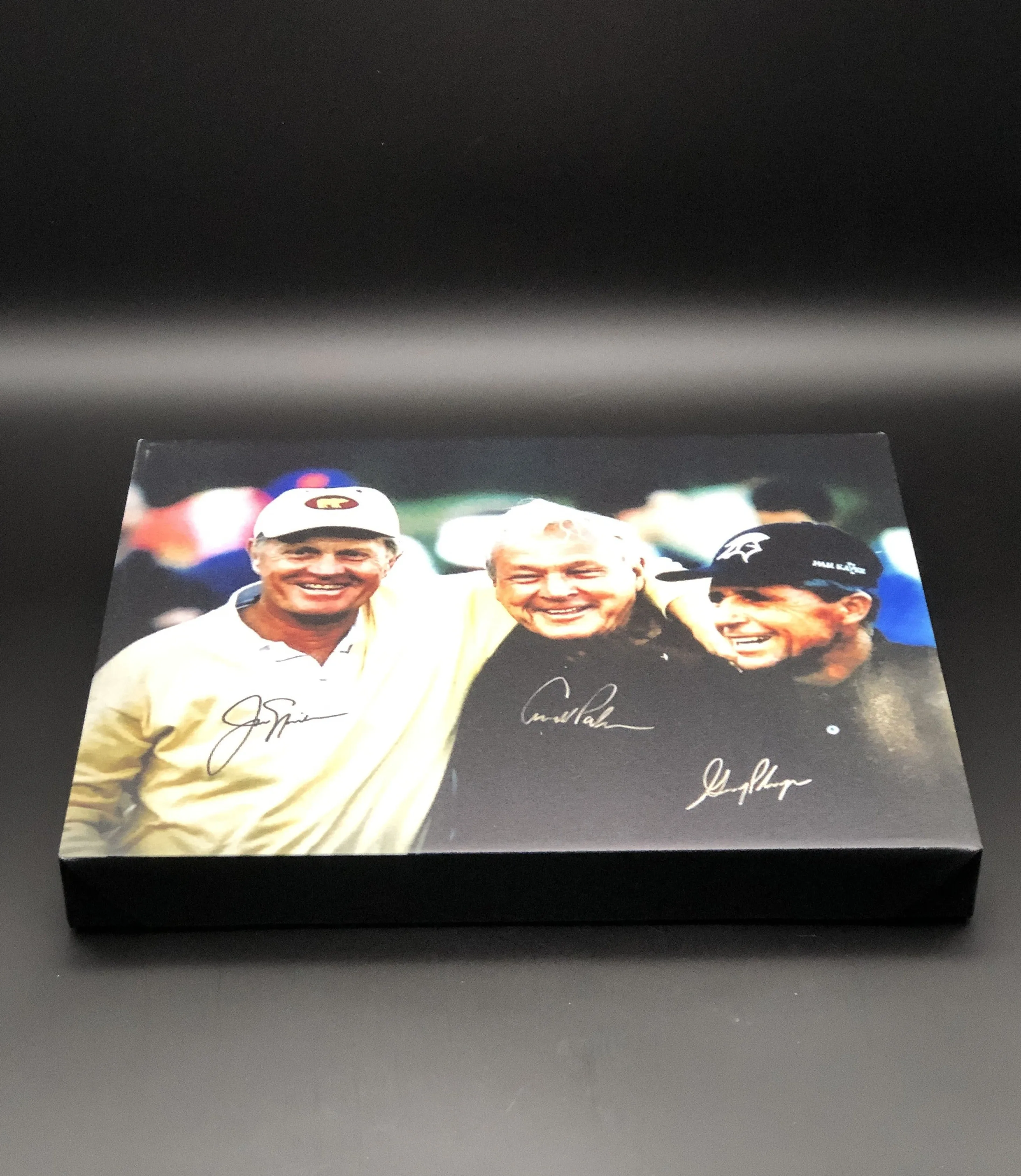 Jack Nicklaus, Gary Player & Arnold Palmer Facsimile Autograph 11x14 Canvas Print Wall Art