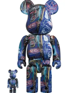 Jean Michel Basquiat #7 100% & 400% Be@rbrick Art by Medicom Toy